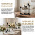 Black Taper Candle Holders 4 Sets(12 Pcs) - Tall Metal Candlestick Holders for Table Centerpiece, Formal Dinner