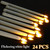 48 Pcs Flameless LED Taper Candles Battery Operated Candles 4 Sizes of 8.5'', 9.65'', 10.83'', 12.8'' Flameless Candlesticks Flickering for Halloween