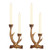 Rustic Candlestick Holders Farmhouse Decor Style for Wedding Centerpieces, Living Room, Bathroom, Dining Room(2 PCS)