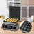 Commercial 25 PCS Mini Dutch Pancake Maker, 1750W Electric Mini Pancakes Maker Machine