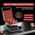 Pancake Maker,25pcs Mini Pancake Maker Machine | 1700W Commercial Electric Poffertjes Grill