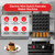 Pancake Maker,25pcs Mini Pancake Maker Machine | 1700W Commercial Electric Poffertjes Grill