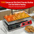Mini Pancake Maker, 50PCS 43mm Diameter Dutch Muffin Waffle Baker, Non-stick Stainless Steel Poffertjes Grill