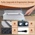25PCS Mini Dutch Pancake Maker, 110V Muffin Waffle Maker, Hotcakes Machine, Non-stick Dorayaki Maker