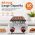 LPG Gas Dutch Pancake Maker Machine, 50PCS Commercial Stainless Steel Mini Pancake Maker