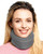 BETOVIN Heated Neck Brace Cervical Collar - Neck Support Brace with Heating Pad, Soft Foam Wraps Keep Vertebrae Stable and Aligned for Relief of Cervical Spine Pressure for Women & Men (L Size) Grey