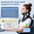 Holniva Neck Stretcher Cervical Traction, Adjustable Cervical Neck Traction Device, Neck Braces for Neck Pain and Support, Ergonomic Design - FSA Eligible/HSA Eligible