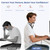 Owlprince Posture Corrector for Neck & Cervical Spine Alignment - Memory Foam Support for Pain Relief, Tech Neck, 360° Adjustable Neck Collar, (Black, Large)