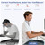 Posture Corrector for Neck & Cervical Spine Alignment - 360° Adjustable Neck Collar with 28 Levels, Memory Foam Support for Pain Relief, Tech Neck, Hump & Forward Head Posture (White, X-Large)