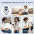 Cervical Traction Device, Lightweight & Adjustable Neck Stretcher for Neck Support, Cervical Neck Traction Device for Home Use, Neck Pain & Tension Relief, FSA-HSA Eligible (White)