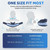 Ice Silk Neck Brace,Neck Brace Cervical Collar,Neck Support Brace for Sleeping Soft,Breathable Cervical Collar for Pain Relief/Posture Correction,Travel, Workers & Neck Injury Recovery for Women & Men
