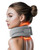 Qwnccet Heated Neck Brace Cervical Collar - Neck Support Brace with Heating Pad, Soft Foam Wraps Keep Vertebrae Stable and Aligned for Relief of Cervical Spine Pressure for Women & Men Gray (L Size)