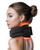 Qwnccet Heated Neck Brace Cervical Collar - Neck Support Brace with Heating Pad, Soft Foam Wraps Keep Vertebrae Stable and Aligned for Relief of Cervical Spine Pressure for Women & Men Black (L Size)