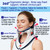 Cervical Traction Device, Adjustable Neck Stretcher for Pain Relief, Lightweight Neck Support Brace for Cervical Spine Decompression, Ergonomic Design for Home, Office & Travel Use