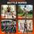 Ropeless Battle Ropes for Home Gym, Portable Cordless Weighted Battle Ropes with Storage Bag, High Calorie Burn for Men & Women, Fitness Equipment for HIIT & Low-Impact Aerobic Training