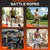 Ropeless Battle Ropes for Home Gym, Portable Cordless Weighted Battle Ropes with Storage Bag, High Calorie Burn for Men & Women, Fitness Equipment for HIIT & Low-Impact Aerobic Training