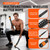 Flexella Ropeless Battle Ropes with Adjustable Weights, Portable Cordless Battle Ropes for Home Gym, HIIT & Low Impact Cardio Workouts, Compact Gym Equipment for Men & Women (Black)