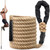 Climbing Rope Gym Workout - 20FT Heavy Duty Jute Thick Ropes for Adults Strength Training Outdoor Tree Swing Indoor Home Fitness Exercise - 1.5 Inch