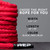REP Battle Ropes - PolyDacron Battle Rope for Strength and Conditioning Workouts – 1.5" and 2" Diameter, 30ft, 40ft, 50ft Lengths with Optional Cover Sleeve (Red with Sleeve, 2.0 x 50 ft)