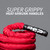 REP Battle Ropes - PolyDacron Battle Rope for Strength and Conditioning Workouts – 1.5" and 2" Diameter, 30ft, 40ft, 50ft Lengths with Optional Cover Sleeve (Red with Sleeve, 2.0 x 30 ft)