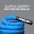 REP Battle Ropes - PolyDacron Battle Rope for Strength and Conditioning Workouts – 1.5" and 2" Diameter, 30ft, 40ft, 50ft Lengths with Optional Cover Sleeve (Blue With Sleeve, 2.0 x 30 ft)