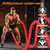 Brobantle Battle Rope 2 Inch Diameter,Red 30FT Exercise Workout Ropes for Home Gym Heavy Weighted Training Rope for Working Out