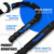 Perantlb Battle rope with wear-resistant nylon protective sleeve ，Heavy Battle Rope for Strength Training Home Fitness Exercise Rope， Anchor Strap Kit Included (2" x 50 ft Length)