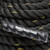 Amazon Basics Battle Rope for Home Gym, Strength Training, Cardio Fitness, Indoor & Outdoor Workout, Exercise Training Equipment, Muscle Toning, 2 Inch Diameter x 30 Feet Length, Black