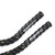 Amazon Basics Battle Rope for Home Gym, Strength Training, Cardio Fitness, Indoor & Outdoor Workout, Exercise Training Equipment, Muscle Toning, 2 Inch Diameter x 30 Feet Length, Black