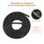 Amazon Basics Battle Rope for Home Gym Workout, Exercise Training Equipment, CrossFit, Strength Training, 1.5 Inch x 30 Feet, Black