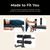 Sunny Health & Fitness No-Hang Traction & Stretch Decompression Table for Back Pain Relief, Adjustable Stretch Bench, 400 LB Capacity