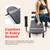 Sunny Health & Fitness No-Hang Inversion Decompression Table for Back Pain Relief, Adjustable Stretch Table, 400 LB Capacity