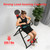 Inversion Table, 330.7lbs Capacity Heavy Duty Inversion Table Heavy Duty Strength Training Inversion Equipment w/Headrest & Adjustable Protective Belt for Back Pain Muscle Tension (Black + Red)