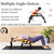 ISMIER Mini Inversion Table for Back Pain Relief, Foldable Back Stretcher with Massage Roller, 400LB Capacity Ab Machine
