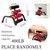 ISMIER Mini Inversion Table for Back Pain Relief, Foldable Back Stretcher with Massage Roller, 400LB Capacity Ab Machine