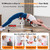seanleecore Inversion Table for Back Pain Relief, Heavy Duty Back Stretcher with 3-Point Support System, 350LBS Weight Capacity Foldable Spinal Decompression Equipment for Home Gym