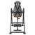 VEVOR Inversion Table, 300lbs Capacity Heavy Duty Inversion Table, Decompression Back Stretcher Machine, Strength Training Equipment with Headrest, Ankle Lock, Adjustable Protective Belt, Orange/Black