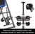 INNOVA HEALTH AND FITNESS ITM4800 Advanced Heat and Massage Inversion Table,Black/ Blue / Gray