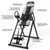 Teclor Inversion Table,Advanced Heat and Massage Function,Strength Training Inversion Table for Back Pain Relief,Heavy Duty Inversion Table 350 lbs Capacity with Wider and Thickened Backrest