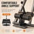 HARISON Inversion Table for Back Pain Relief - Decompression Back Stretcher, 350LBS Capacity Strength Training Inversion Equipment, Decompression Table with Safe Belt & Comfortable Ankle Holders