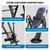 YOLEO Gravity Inversion Table for Back Pain Relief 2026 New Inversion Table w/Heat and Massage Lumbar Pad Back Stretcher Machine 300 lbs