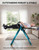 YOLEO Gravity Heavy Duty Inversion Table with Headrest & Adjustable Protective Belt Back Stretcher Machine for Pain Relief Therapy (Black)