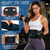 Ruszoaer FDA Cleared ABS Stimulator Muscle Toner, Ab Machine, Portable Abdominal Belt, Electronic Pulse Massager, Home Office Fitness Belt Workout Equipment (Blue)