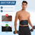 IGAVCPM ABS Stimulator Muscle Toner - FDA Cleared - Abdominal Training Belt Portable Sport Exercise Workout Equipment Home Office (Black Blue)