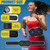 WZREZ FDA Cleared ABS Stimulator Muscle Toner, Ab Machine, Fitness Workout Equipment for Women and Men (Black Blue)