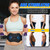 WZREZ FDA Cleared ABS Stimulator Muscle Toner, Ab Machine, Fitness Workout Equipment for Women and Men (Black Blue)