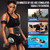 Autagpen Abs Muscle -Portable Toner - Trainer Workout Equipment for Men Woman Abdomen Home Office Exercise, 10pcs Free Gel Pads