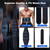 Gnisang FDA Cleared - MHD TENS Muscle Stimulator Electronic Abs Muscle Toner Ab Machine Trainer for Abdomen Easy Abs Muscle Stimulation and Activation, Home Gym Use Black1