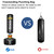 Standing Punching Bag for Adults, Feikuqi 205lbs Boxing Bag with Stand, Shock Absorber, Suction Cup Base, Punching Bag Stand for Adult, Standing Kickboxing Bag for Home Office Gym