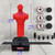 Punching Dummy, Durable Silicone Punching Bag with Large Stable Base for Adults & Kids, Freestanding Training Target for Boxing, Taekwondo, MMA, Home Gym(Red)